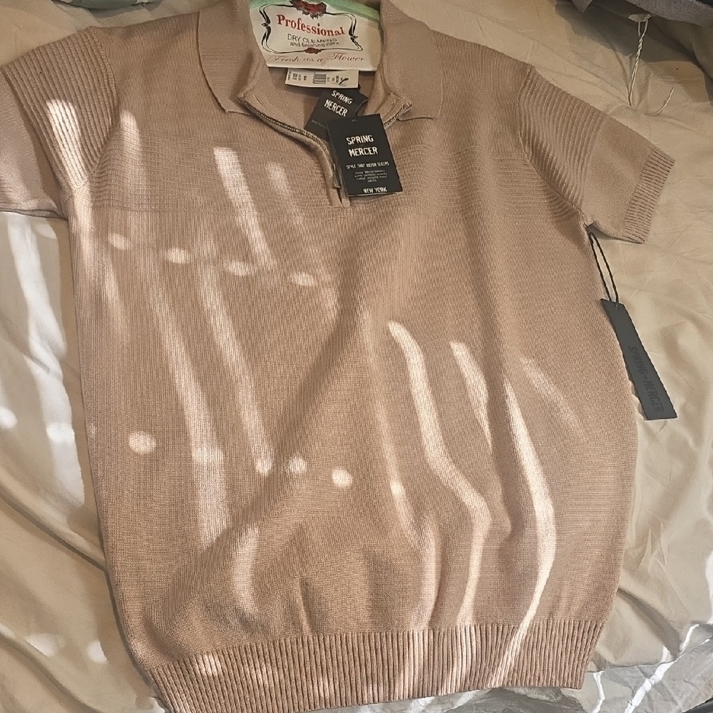 Men's Beige Sweater